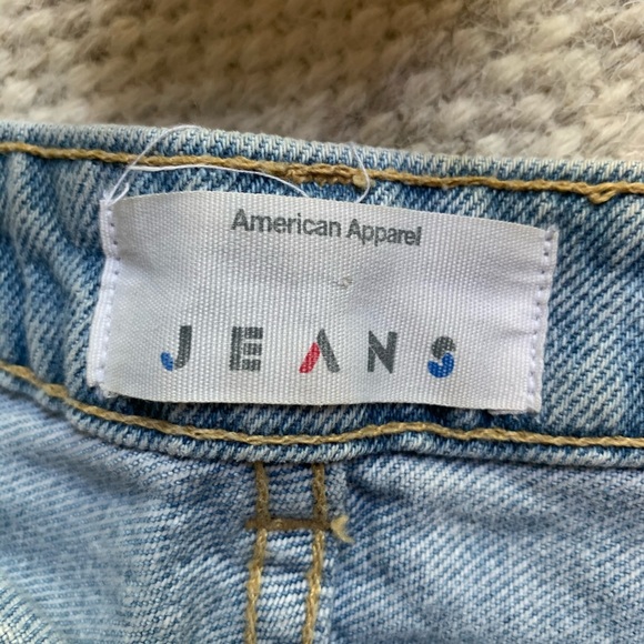 Vintage high waisted jeans skirt fit like a small - Picture 6 of 7